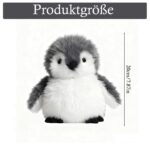 JcvPot Pinguin Kuscheltier, Weiches Stofftier Für Kinder Und Babys, Kuscheltier Pinguin Plüschtier Plüschtier – Bild 7