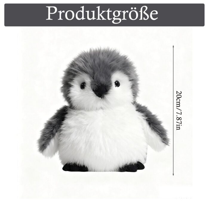 JcvPot Pinguin Kuscheltier, Weiches Stofftier Für Kinder Und Babys, Kuscheltier Pinguin Plüschtier Plüschtier – Bild 7