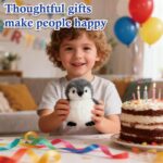 JcvPot Pinguin Kuscheltier, Weiches Stofftier Für Kinder Und Babys, Kuscheltier Pinguin Plüschtier Plüschtier – Bild 4