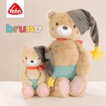 Fehn Kuscheltier Bär Bruno – Weicher Teddybär für Neugeborene als Einschlafhilfe - Stofftier zum Greifen, – Bild 2